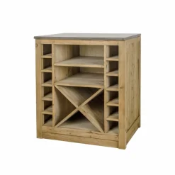 Meuble Bas<Made in Meubles Meuble bas de cuisine range-bouteilles Champêtre