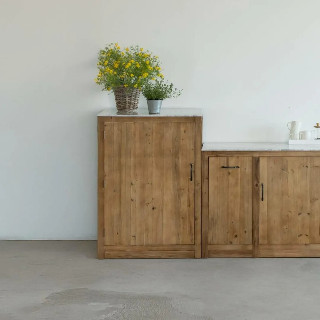 Meuble Bas<Made in Meubles Meuble bas de cuisine style buffet haut Epure