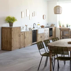 Meuble Bas<Made in Meubles Meuble bas de cuisine style buffet haut Epure