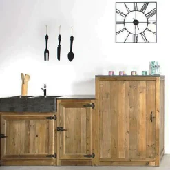 Buffet|Meuble Bas<Made in Meubles Meuble bas de cuisine style buffet haut Champêtre