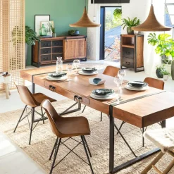 Meuble De Rangement<Made in Meubles Meuble de rangement en bois d'acacia Havana