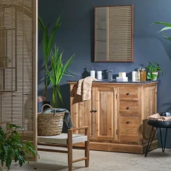 Meuble Sous Vasque<Made in Meubles Meuble sous vasque en bois recyclé April