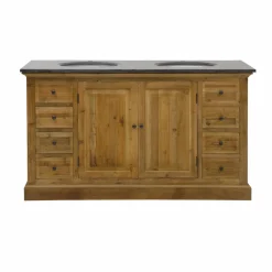 Meuble Sous Vasque<Made in Meubles Meuble sous vasque en bois recyclé Ambre