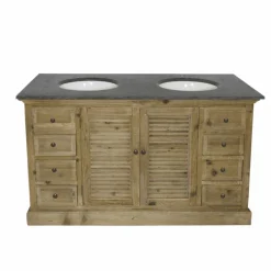 Meuble Sous Vasque<Made in Meubles Meuble sous vasque en bois recyclé Zephyr