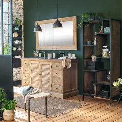 Meuble Sous Vasque<Made in Meubles Meuble sous vasque en bois recyclé Zephyr