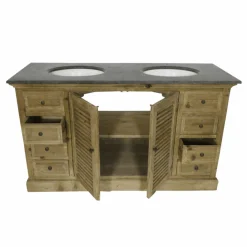 Meuble Sous Vasque<Made in Meubles Meuble sous vasque en bois recyclé Zephyr