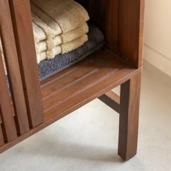 Meuble Sous Vasque<Made in Meubles Meuble sous vasque en bois d'acacia et terrazzo Kaelis