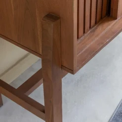 Meuble Sous Vasque<Made in Meubles Meuble sous vasque en bois d'acacia et terrazzo Kaelis