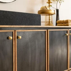 Meuble Sous Vasque<Made in Meubles Meuble sous vasque en bois de manguier Léandro