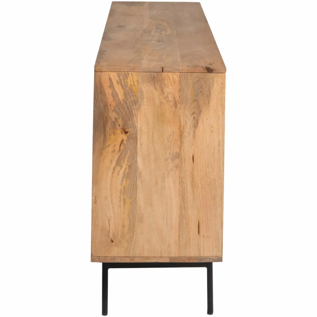 Meuble Sous Vasque<Made in Meubles Meuble sous vasque en bois de manguier Léandro