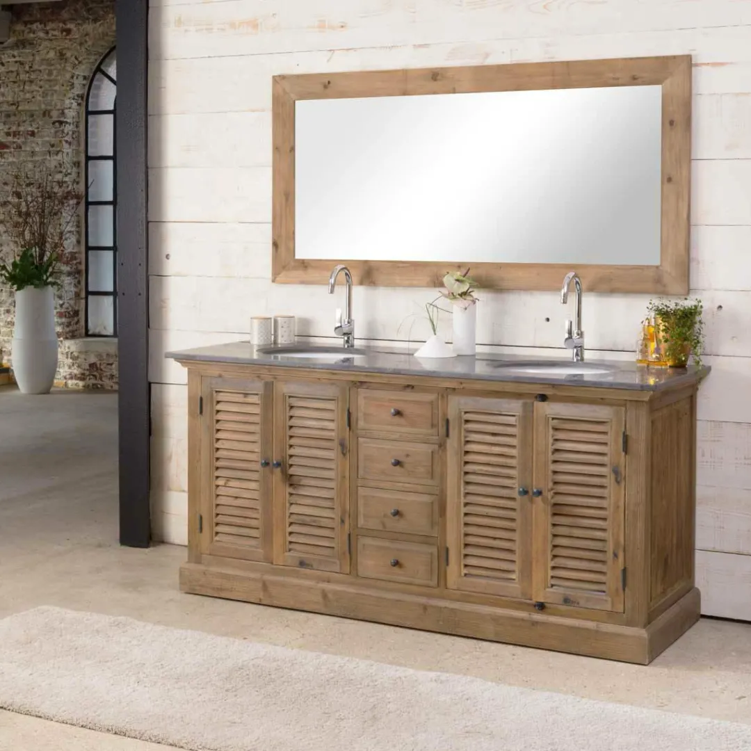 Meuble Sous Vasque<Made in Meubles Meuble sous vasque en bois recyclé Valérien