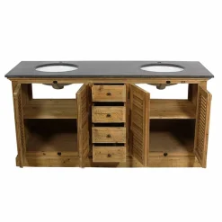 Meuble Sous Vasque<Made in Meubles Meuble sous vasque en bois recyclé Valérien