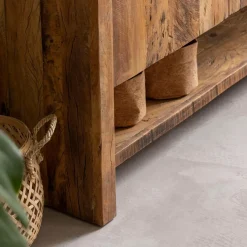 Meuble Sous Vasque<Made in Meubles Meuble sous vasque en bois recyclé Naël