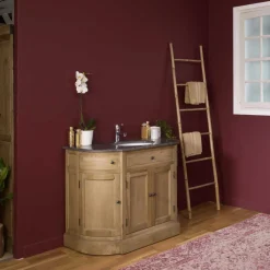 Meuble Sous Vasque<Made in Meubles Meuble sous vasque en bois de chêne Gaia