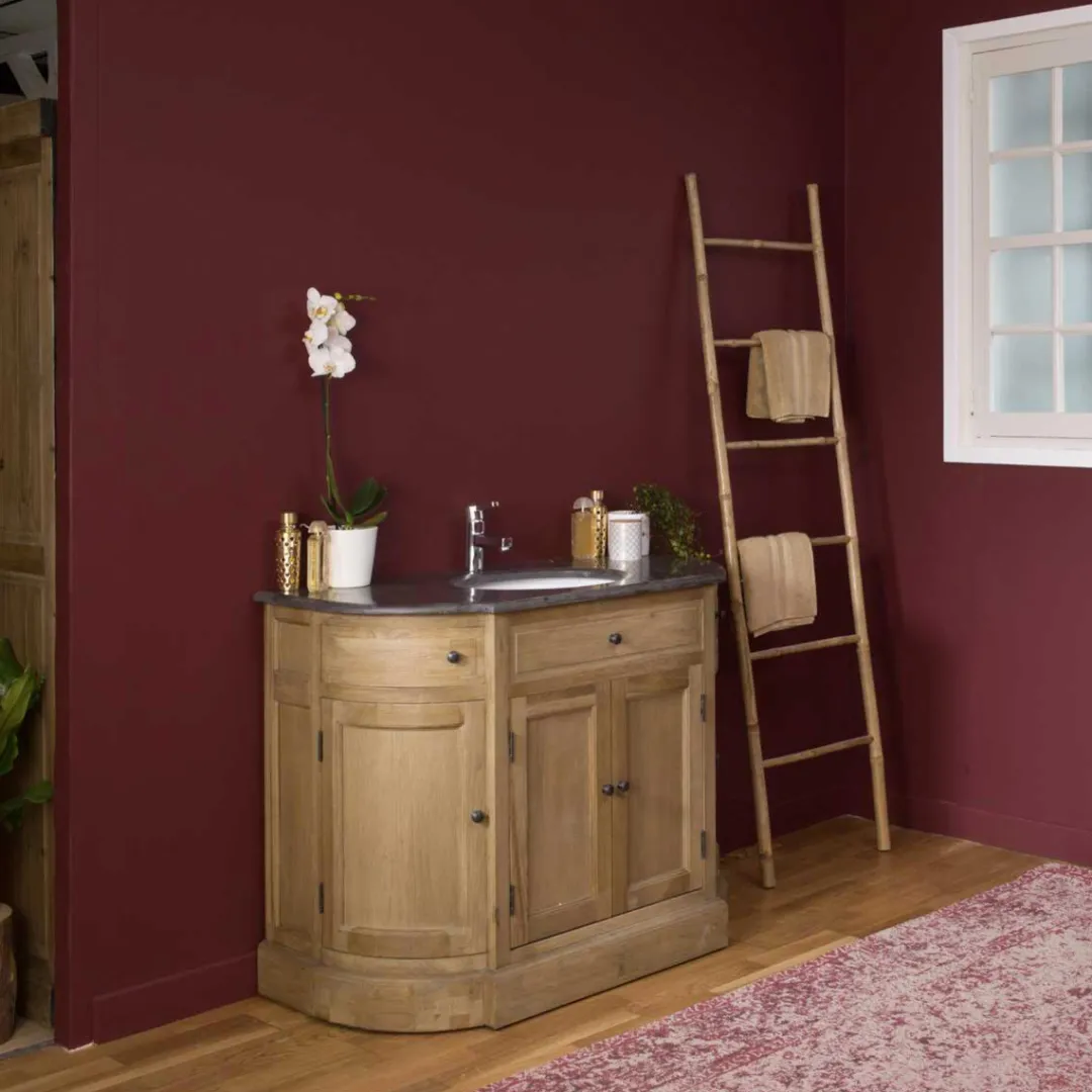 Meuble Sous Vasque<Made in Meubles Meuble sous vasque en bois de chêne Gaia