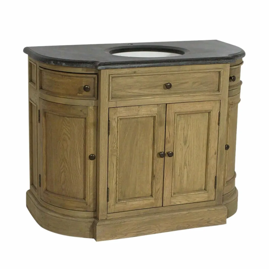 Meuble Sous Vasque<Made in Meubles Meuble sous vasque en bois de chêne Gaia