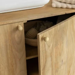 Meuble Sous Vasque<Made in Meubles Meuble sous vasque en bois de manguier Tonin