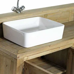 Meuble Sous Vasque<Made in Meubles Meuble sous vasque en bois recyclé Cassandre