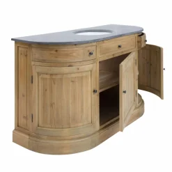 Meuble Sous Vasque<Made in Meubles Meuble sous vasque en bois recyclé Livio