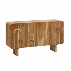 Meuble Sous Vasque<Made in Meubles Meuble sous vasque en bois d'acacia foncé Tilio