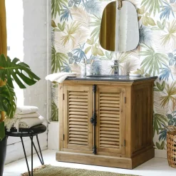 Meuble Sous Vasque<Made in Meubles Meuble sous vasque en bois recyclé Jude