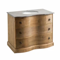 Meuble Sous Vasque<Made in Meubles Meuble sous vasque en bois recyclé Mia