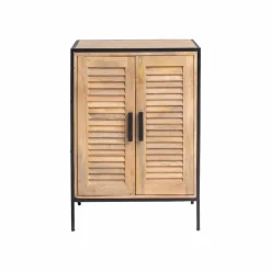 Meuble Sous Vasque<Made in Meubles Meuble sous vasque en bois de manguier et métal Coralie