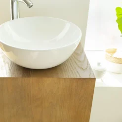 Meuble Sous Vasque<Made in Meubles Meuble sous vasque en chêne Morgane