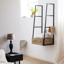 Meuble Sous Vasque<Made in Meubles Meuble sous vasque suspendu 1 vasque Amal