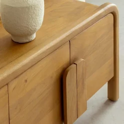 Meuble Tv<Made in Meubles Meuble TV 4 portes en bois de manguier Féodor