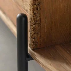 Meuble Tv<Made in Meubles Meuble TV arrondi en bois recyclé Blaise