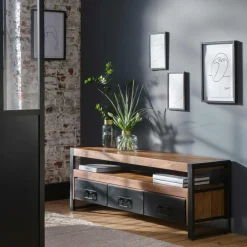 Meuble Tv<Made in Meubles Meuble TV en bois d'acacia 160 cm Havana