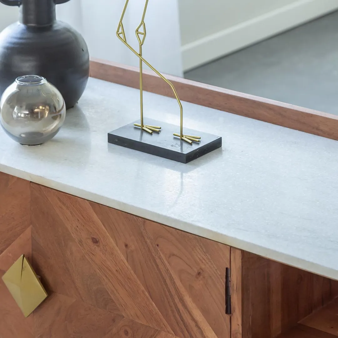 Meuble Tv<Made in Meubles Meuble TV en bois d'acacia Naxos