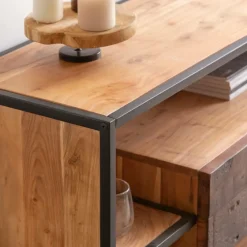 Meuble Tv<Made in Meubles Meuble TV en bois d'acacia Ernest