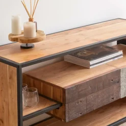 Meuble Tv<Made in Meubles Meuble TV en bois d'acacia Ernest