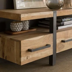 Meuble Tv<Made in Meubles Meuble TV en bois d'acacia Praia
