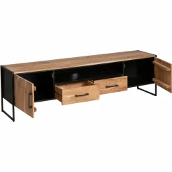Meuble Tv<Made in Meubles Meuble TV en bois d'acacia et métal Bosco