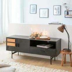 Meuble Tv<Made in Meubles Meuble TV en bois d'acacia Lupin