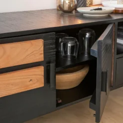 Meuble Tv<Made in Meubles Meuble TV en bois d'acacia Lupin