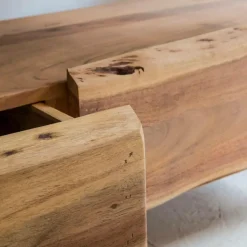 Meuble Tv<Made in Meubles Meuble TV en bois d'acacia 3 tiroirs Tree