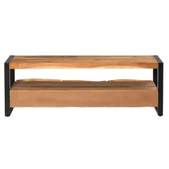 Meuble Tv<Made in Meubles Meuble TV en bois d'acacia 3 tiroirs Tree