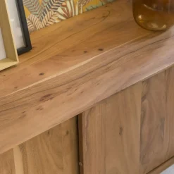 Meuble Tv<Made in Meubles Meuble TV en bois d'acacia Sara