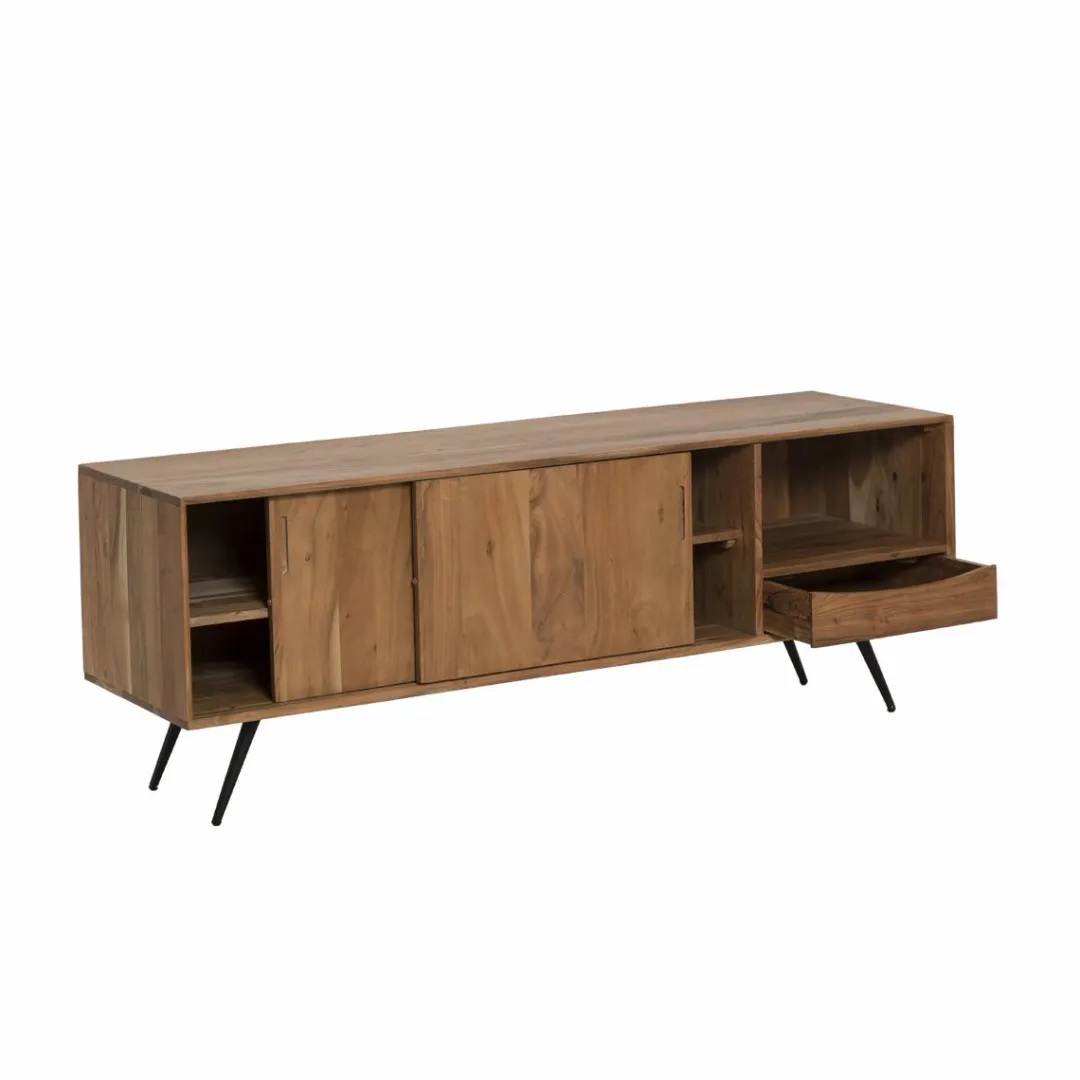 Meuble Tv<Made in Meubles Meuble TV en bois d'acacia Sara