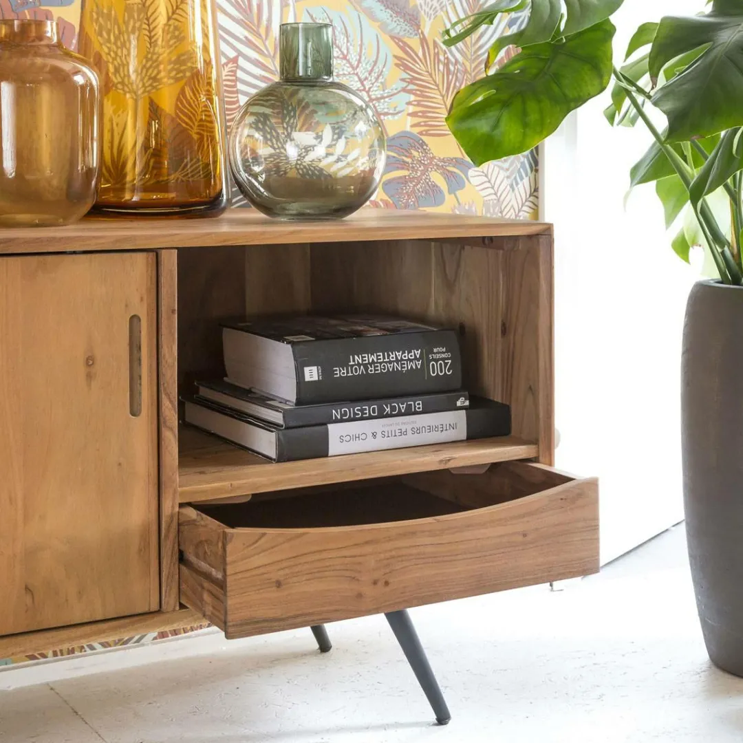 Meuble Tv<Made in Meubles Meuble TV en bois d'acacia Sara