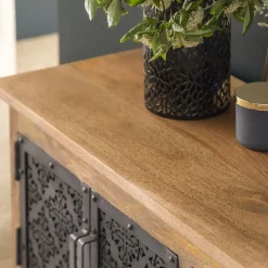 Meuble Tv<Made in Meubles Meuble TV en bois de manguier Sahara