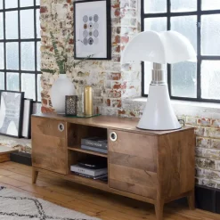 Meuble Tv<Made in Meubles Meuble tv en bois de manguier Eloi