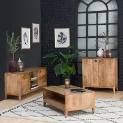 Meuble Tv<Made in Meubles Meuble tv en bois de manguier Eloi