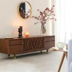 Meuble Tv<Made in Meubles Meuble TV en bois de manguier Xabi