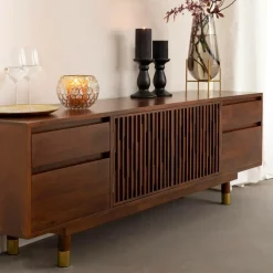 Meuble Tv<Made in Meubles Meuble TV en bois de manguier Xabi