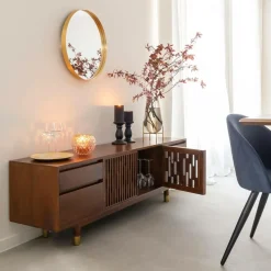 Meuble Tv<Made in Meubles Meuble TV en bois de manguier Xabi